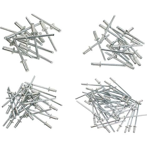 Surtido de 600 Remaches Mannesmann M1097-S para Remachadora 2,4 a 4,8 mm (1/2)