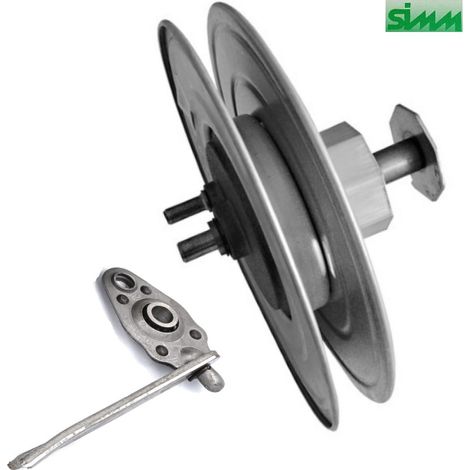 RIDUTTORE PULEGGIA D.240 CON CALOTTA X RULLO FERRO COMPLETA DI SUPPORTO (1/2)