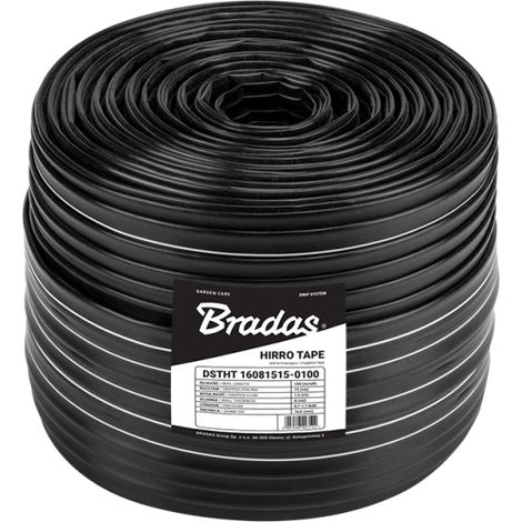 BRADAS TAŚMA KROPLUJĄCA 16mm HIRRO TAPE 500m 16/8mil/1,5l/h /10cm