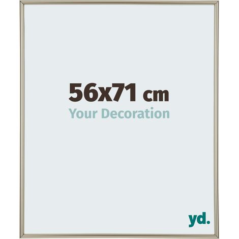 yd. - Cadre photo 56x71 - Champagne - Plastique - Annecy