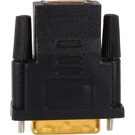 Adaptateur Câble DVI 24+1 Mâle vers HDMI Femelle pour PC, Téléviseurs LCD HDTV Numériques (1/5)