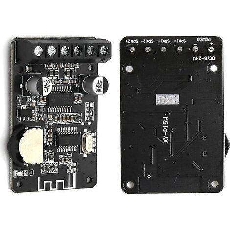 XY-P15W Stereo-Bluetooth-5.0-Digitalverstärkermodul, Hochleistungs-DC12V/24V-10W/15W/20W-Leistungsverstärkerplatine (1/5)