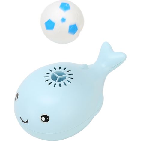 Wal-Schwimmball-Spielzeug im Cartoon-Stil, USB-Ladefunktion, klingenlos, sicher und langlebig, elektrischer Blasball für Babys, blau (1/5)