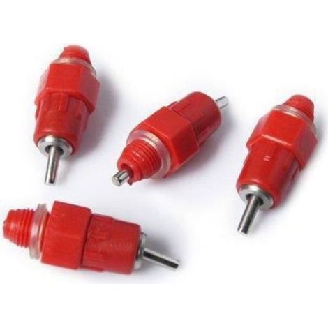 20 Pcs Eau Tetine Poulet Alimentateur Fournitures de Volaille Poule Vis dans le Style (1/4)