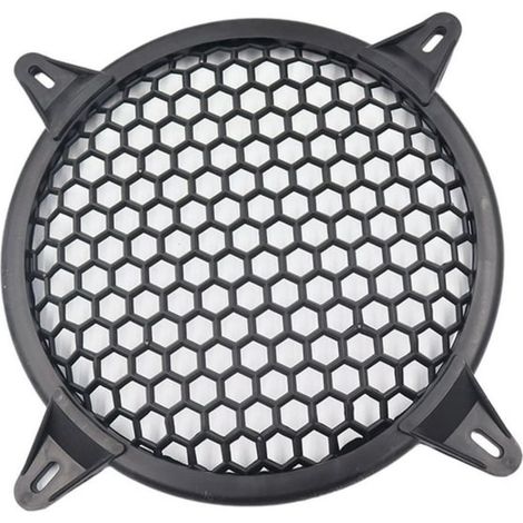 2 Grille de haut-parleur, Maille ronde, ABS durable, Protection contre la poussière, Pour audio domicile (1/5)