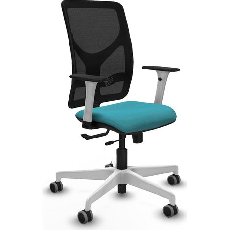 Silla de oficina piqueras y crespo Motilla blanco respaldo fijo (1/2)