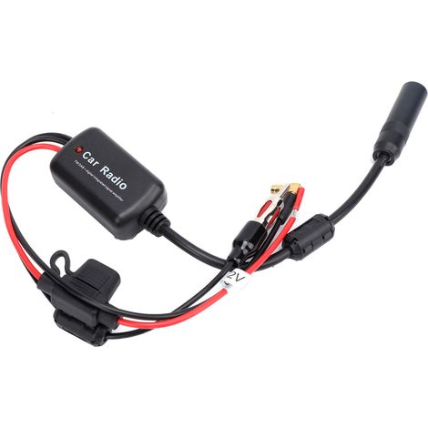 Antenne stéréo DAB pour voiture, amplificateur de signal radio FM/AM, 12-24 V (1/5)