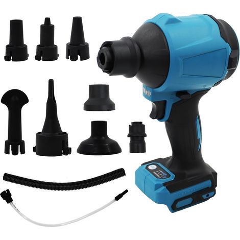 Souffleur haute vitesse 447 MPH sans balais compatible avec batterie 14,4 V/18 V pour garage, atelier, nettoyage de la maison, outils uniquement, sans batterie (1/5)