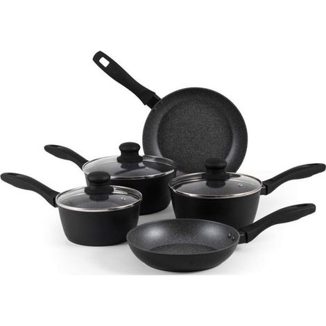 Juego de 5 sartenes Russell Hobbs RH028141EU7 color mármol metálico (1/5)