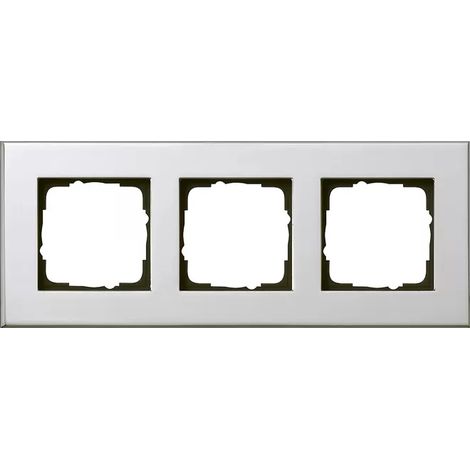 Gira Abdeckrahmen 3f Gira Esprit Chrom [021310], 0213 10 (1/2)