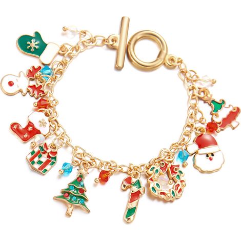 Bracciale festivo con ciondolo a forma di cervo - BR24Y04662