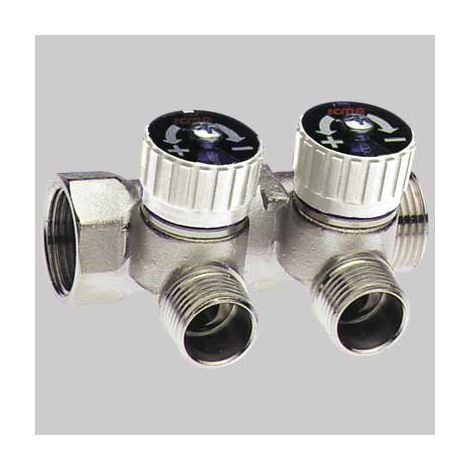 COLLETTORE LINEARE CON RUBINETTI ICMA 2  1x1/2 3 Vie     ICMA