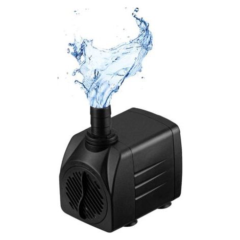 Pompe d'aquarium 25 W 1 200 l/h, pompe à eau, pompe submersible, pompe d'alimentation, pompe d'aquarium, noire (1/5)