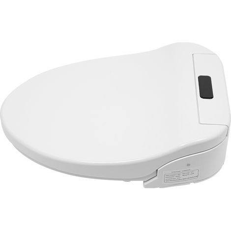 Abattant WC lavant japonais blanc – Siège de toilette avec buse auto-nettoyante – Siège bidet chauffant électronique – Jet d'eau chaude – Télécommande et veilleuse LED – Compatible cuvette de plus de  (1/5)