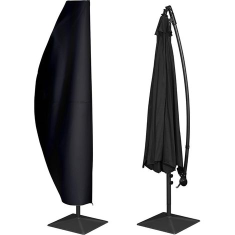 Housse De Parasol Banane Imperméable 210D Avec Zip Pour Balcon Terrasse Jardin (1/4)