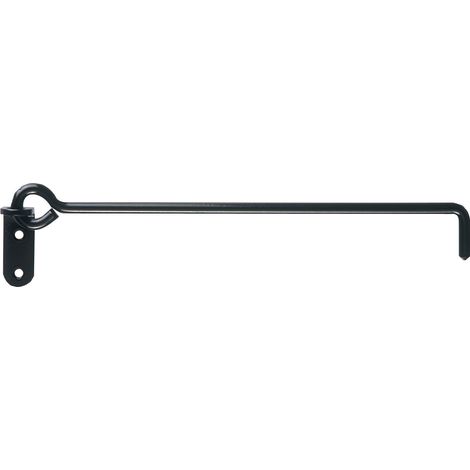 Torbel – Crochet alu noir 500mm pour volets en bois et métal – Résistant à la corrosion – Finition élégante – 924D50J