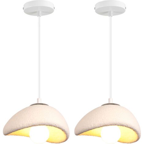 royaluxe- Lustre rétro 20 cm – Abat-jour en matériaux de qualité – Douille E27 – Longueur câble réglable 100 cm – Éclairage intérieur moderne – Norcks (1/5)