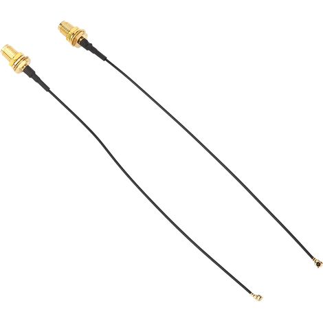 10 Pièces Câble Antenne IPEX vers SMA, Connecteur U.FL pour Module Reconnaissance Faciale, Câble Pigtail 15cm