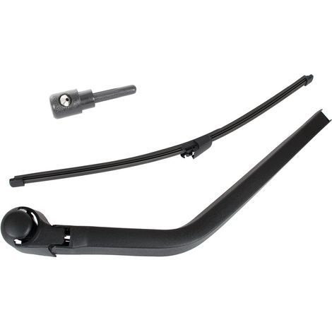 Ensemble de 2 bras et balai d'essuie-glace arrière pour VW T5 Transporter (2003-2015), version avec portes gauche, et gicleur de lave-glace arrière. (1/5)