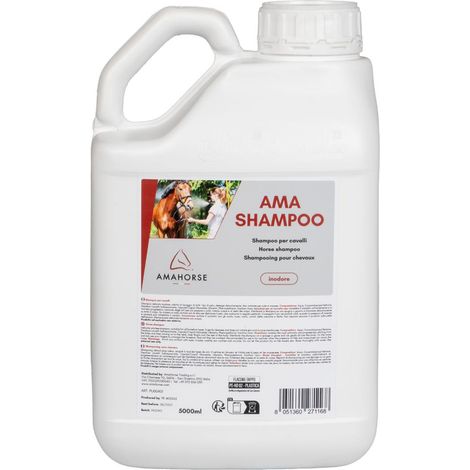 Ama shampoo per cavalli per un pelo setoso e brillante 5 lt (1/3)