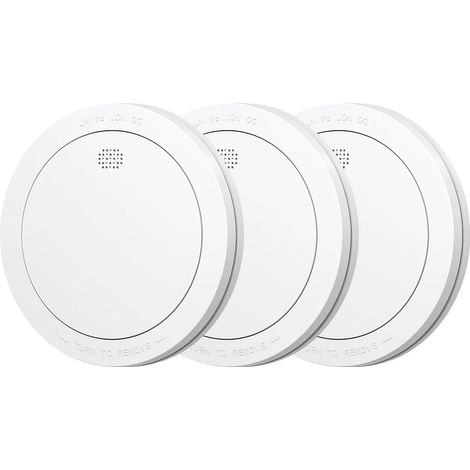 Detector de humo, batería de 10 años, sistema inalámbrico interconectado, kit 1 (1/2)