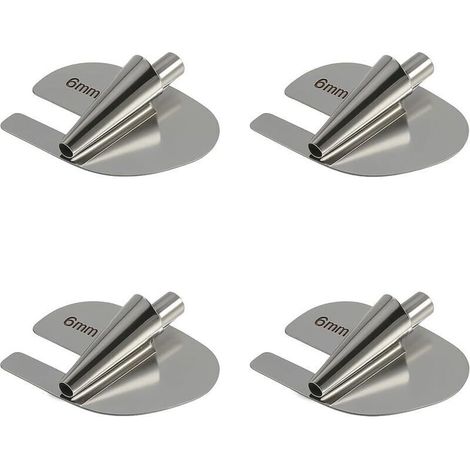 4PCS Accessoires Couture Pour Machines à Coudre, Presseurs Ourlet Roulé En Acier Inoxydable, Convient à Divers Modèles De Machines à Coudre, Idéal Pour Un Ourlet Précis Et Professionnel (1/4)