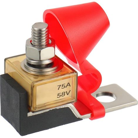 75 A marine fuse block connection, 58 V DC battery fuse (maximum load), IP66 waterproof fuse (1/5)