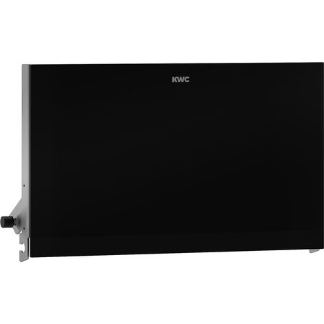 KWC AR Front, EXOS, ESG schwarz,  für EXOS WC-Doppelrollenhalter