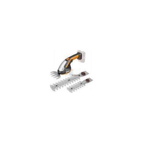 Worx WG801E.9 Forbici per Erba e Decespugliatore a Batteria 20V, con 3 Lame Intercambiabili, 36W - Solo Corpo Macchina (1/5)