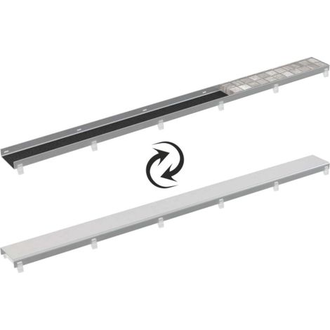 Alca Rejillas - Rejilla de doble cara DOBLE 65 cm, acero inoxidable DOUBLE-650M (1/2)