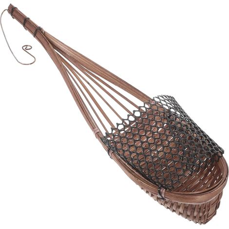 Panier suspendu en bambou MAGICLULU pour petites plantes, design unique (1/5)