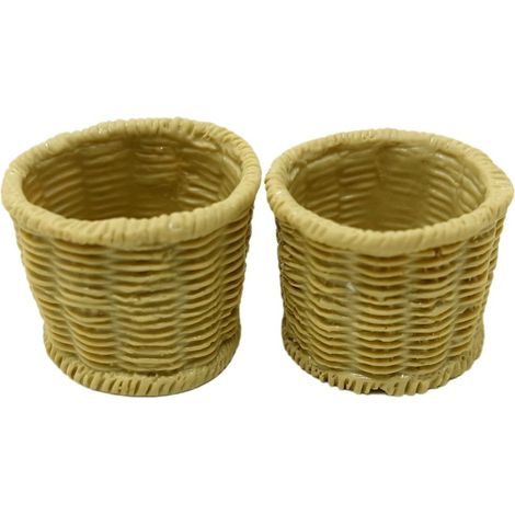 Cestini in PVC per Presepe 2 cm Set 2 Pezzi 12064 (1/5)
