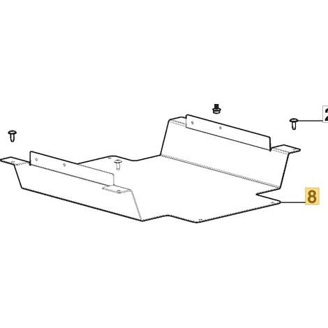Befestigungsplatte Batterie ORIGINAL STIGA Rasentraktor Gyro 700e 387547075/0