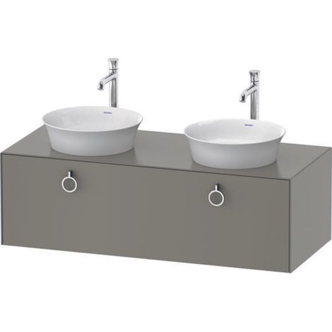 Duravit White Tulip, Waschtischunterbau wandhängend, Breite 1300 (1/2)