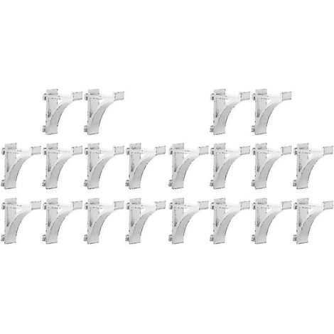 20 clips de fixation pour étagères de congélateur, crochets de support pour réfrigérateur, support pour étagère de glacière (1/2)