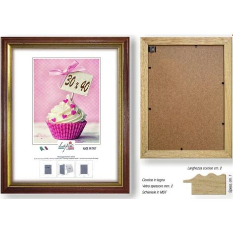 6PZ CORNICE BRUN  cm. 40x50