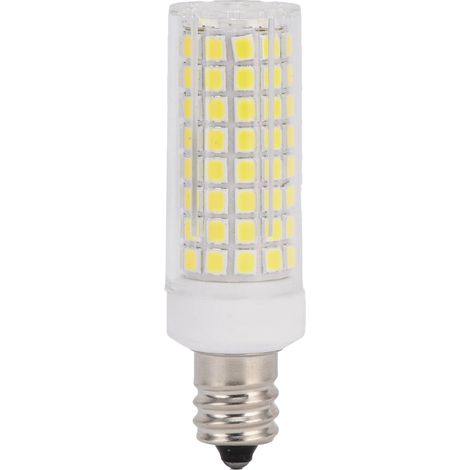 Ampoule LED E17 maïs 1000LM 102LED, 10W 110V blanc froid, ampoule dimmable pour lustre plafonnier et applique murale