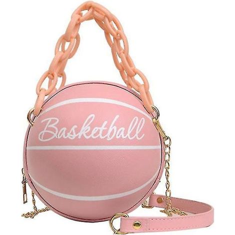 Sac de basket-ball rose en cuir pour femme - B2-ROSE (1/5)