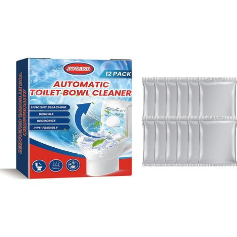 Comprimés effervescents nettoyants pour toilettes - 36 pastilles anti-calcaire et anti-odeurs, éliminent les saletés urinaires et les mauvaises odeurs