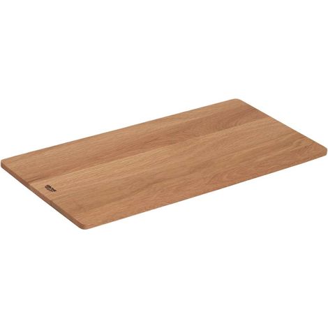 GROHE Holzschneidebrett 490 x 240 x 19 mm Eiche Natur (1/2)