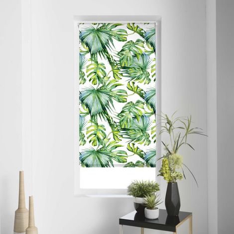 Store Enrouleur Tamisant "Naopi" 90x180cm Vert (1/3)