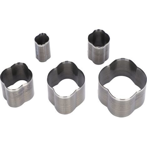 5Pièces Moule de Découpe Cuir Formes Géométriques Poinçon Découpe Artisanat DIY Outil (1/5)