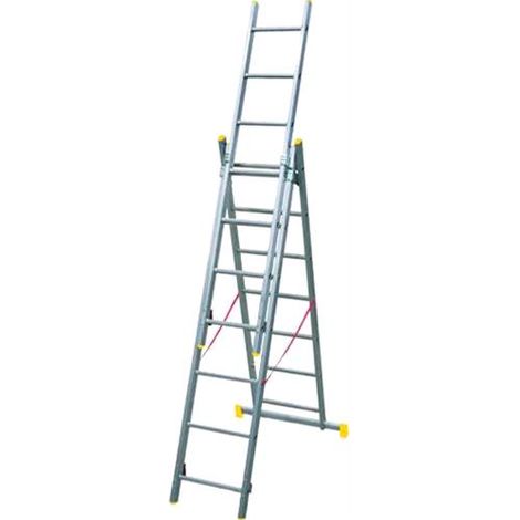 SCALA INDUSTRIALE TRASFORM. 3X 9GR ALLUMINIO MAURER