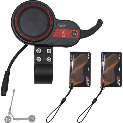 Scooter-Zubehör TF191 48V Instrumententafel LCD-Display mit NFC-Karte Sechs-Pin-Display Instrumentenzubehör (1/5)