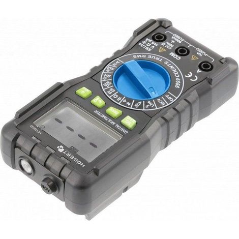Hogert-Technik Multimeter pro schwarz mit beleuchtetem LCD-Display