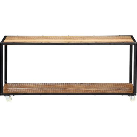 Maison Exclusive - Couchtisch 90x50x40 cm Altholz Massiv (1/5)