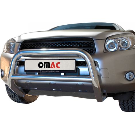 Pare-Buffle Avant Pour Toyota RAV4 2006-2010 en Acier Inoxydable Argent (1/5)