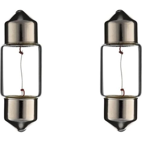 2x Ampoule SV8.5 10W 10X31 24V camion fourgon voiture tracteur véhicule agricole