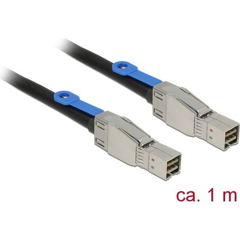 Kabel mini sas hd sff-8644  mini sas hd sff-8644 1 m