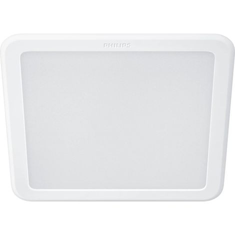 Downlight LED Carré Slim Meson 17W Coupe 150x150mm Blanc neutre 4000K (1/3)